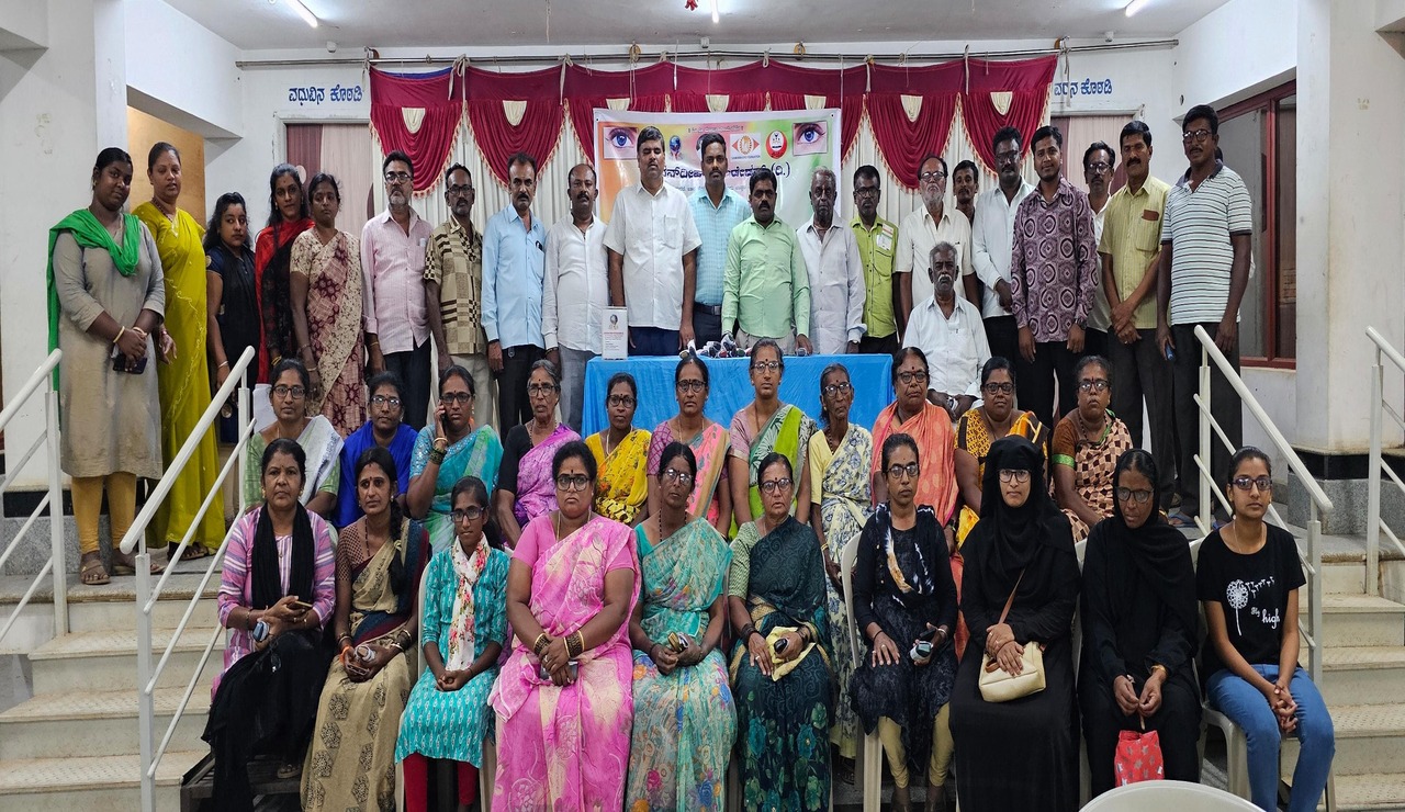 Association with Veerashaiva Lingayatha Samrakshana Samiti Organised Eye Camp.